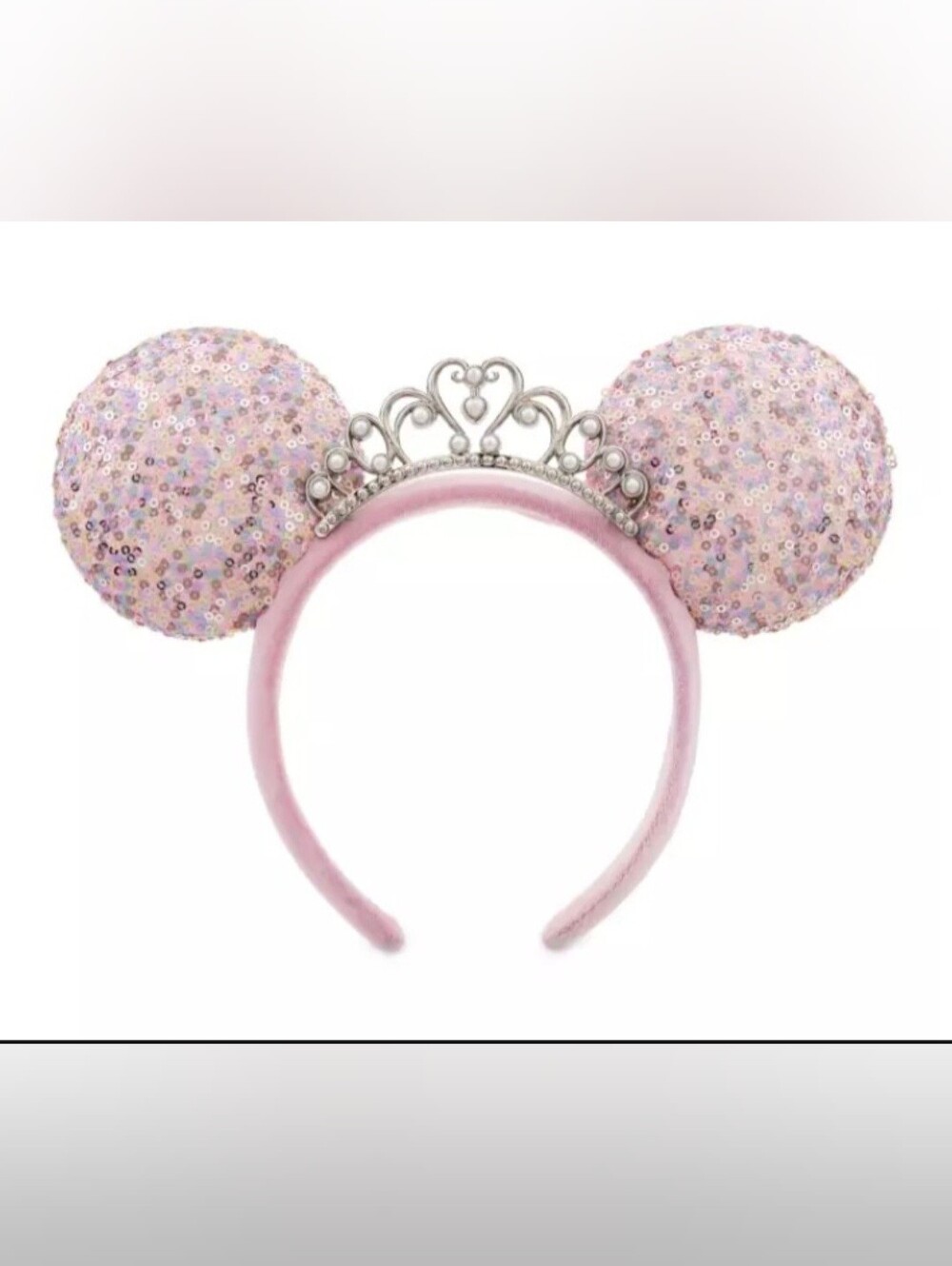 Pink Sequin Princess Ear Headband for Kids Mickey Disney